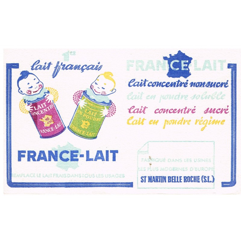 BUVARD FRANCE-LAIT - 1er LAIT FRANCAIS