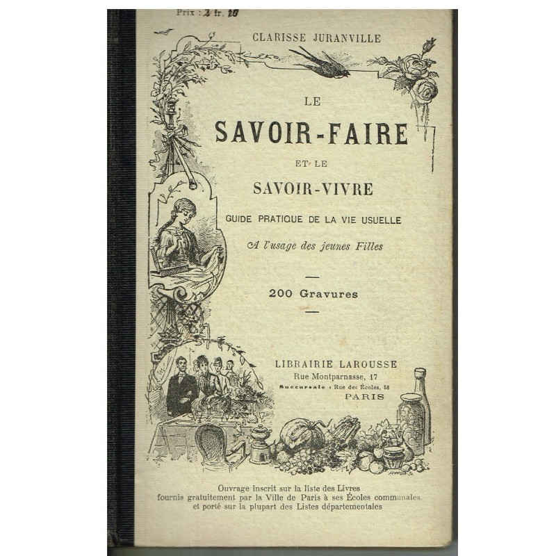 LIVRE SCOLAIRE - LE SAVOIR-FAIRE ET LE SAVOIR-VIVRE