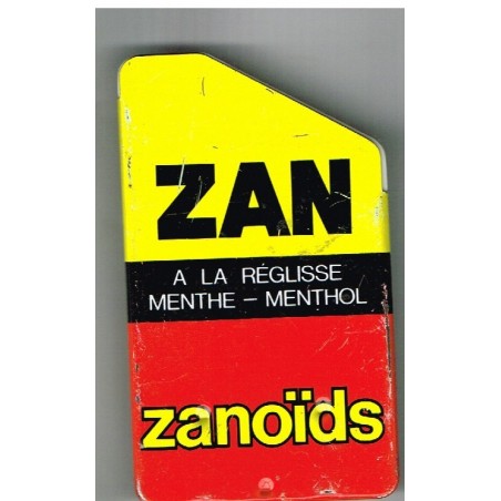 BOITE METAL ANCIENNE ZAN - ZANOÏDS - UZES-MOUSSAC