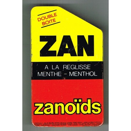 DOUBLE BOITE METAL ANCIENNE ZAN - RICQLES ZAN UZES-MOUSSAC