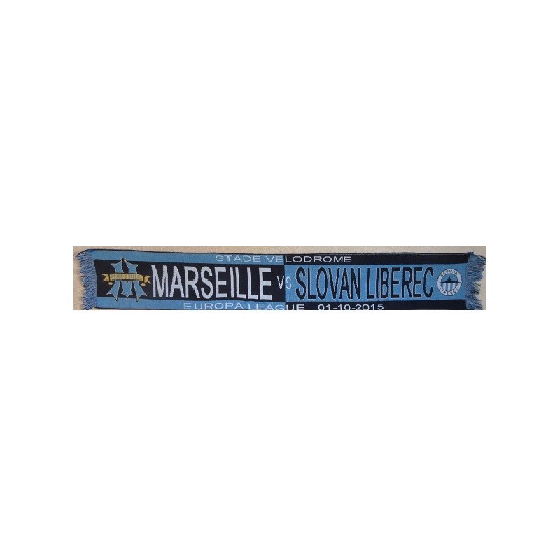 ECHARPE  MARSEILLE - SLOVAN LIBEREC -  EUROPA LEAGUE 01-10-2015