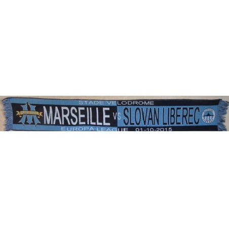 ECHARPE  MARSEILLE - SLOVAN LIBEREC -  EUROPA LEAGUE 01-10-2015