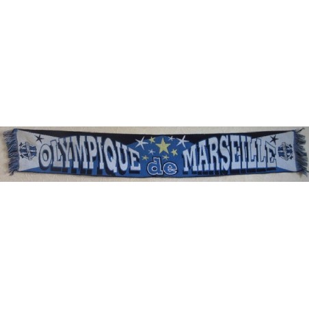 ECHARPE OLYMPIQUE DE MARSEILLE - ETOILES - DROIT AU BUT