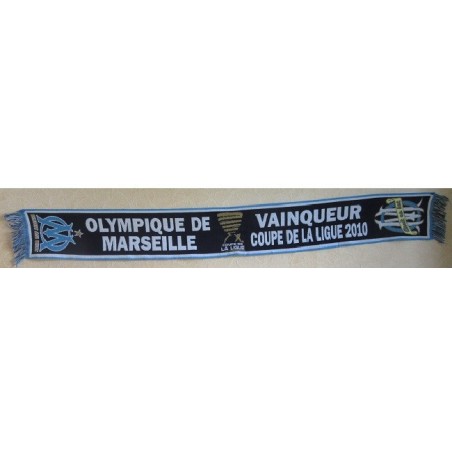 ECHARPE OLYMPIQUE DE MARSEILLE - VAINQUEUR DE LA LIGUE 2010