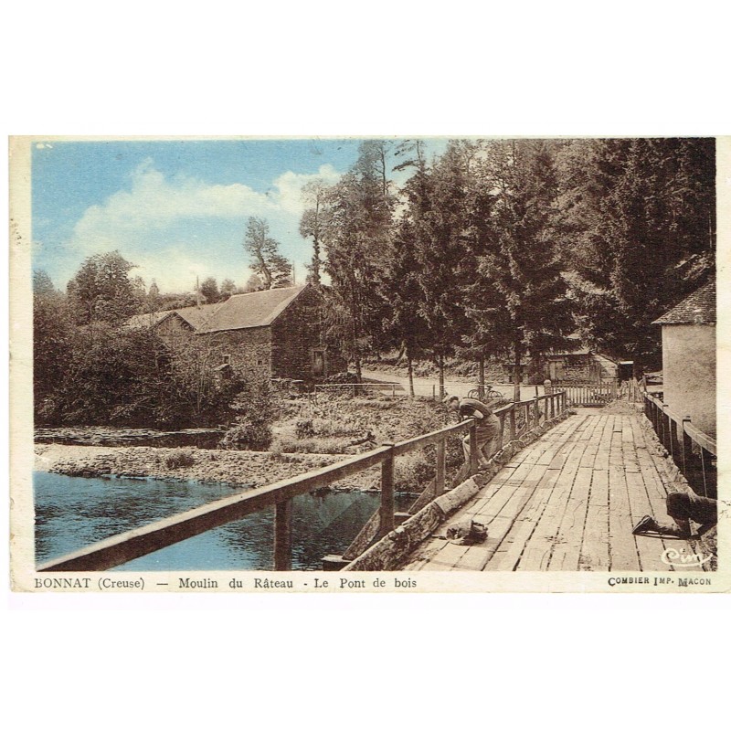 CP23 BONNAT - MOULIN DU RÂTEAU - LE PONT DE BOIS.