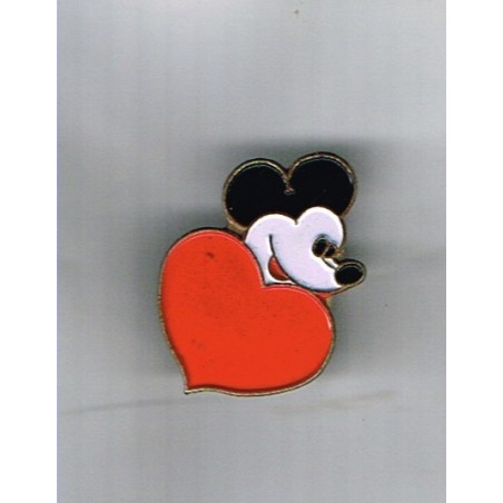 PIN'S WALT DISNEY - MICKEY DANS UN COEUR