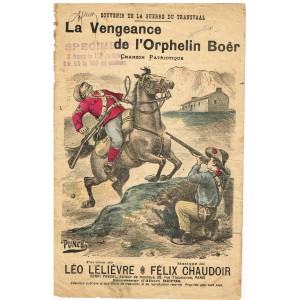 PARTITION LA VENGEANCE DE L'ORPHELIN BOËR - CHANT PATRIOTIQUE