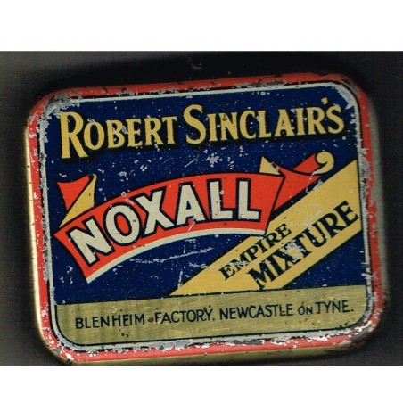 BOITE METAL VIDE DE TABAC "ROBERT SINCLAIRS NOXALL EMPIRE MIXTURE"