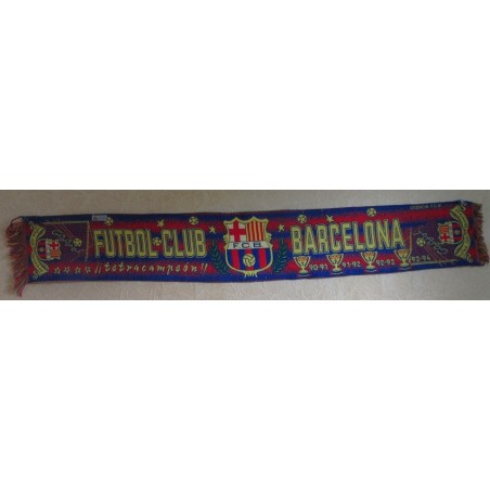 ECHARPE FUTBOL CLUB BARCELONA - CHAMPION DE 1990 A 1994
