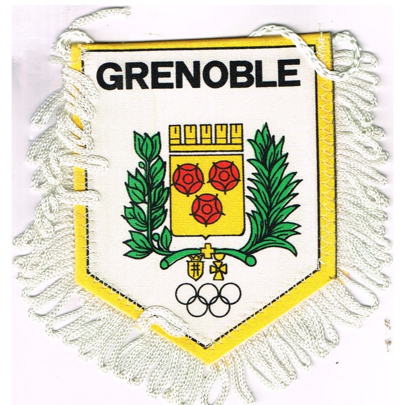 FANION PENNANT ICE HOCKEY GLACE CSG C.S.G GRENOBLE WIMPEL BANDERIN