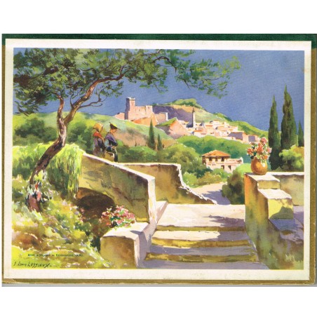 CALENDRIER 1940 - SOUS LE VILLAGE DE ROQUEBRUNE