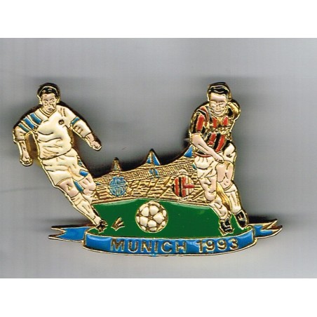 PIN'S MUNICH 93 - COUPE D'EUROPE - OM-MILAN AC.