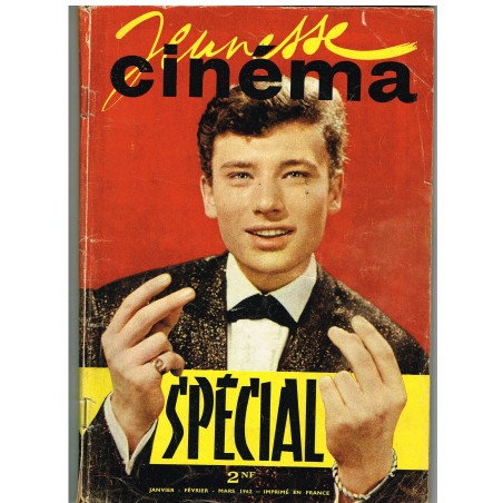 JEUNESSE CINEMA SPECIAL JANVIER-FEVRIER-MARS 1962 - JOHNNY HALLYDAY