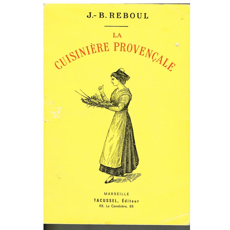 LIVRE - LA CUISINIERE PROVENCALE par J.-B. REBOUL