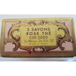 BOITE PUBLICITAIRE ANCIENNE EN CARTON SAVON ROSE THE ROGER & GALLET