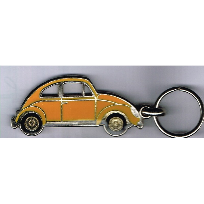 PORTE CLES METAL VOLKSWAGEN COCCINELLE JAUNE