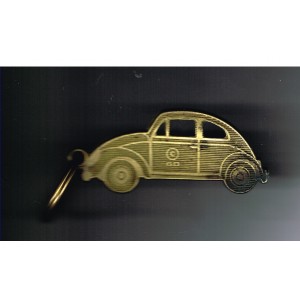 PORTE CLES METAL VOLKSWAGEN COCCINELLE JAUNE