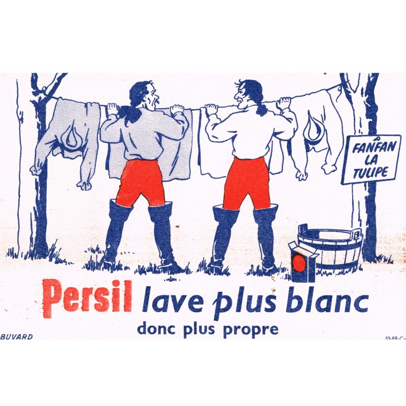 BUVARD PERSIL LAVE PLUS BLANC DONC PLUS PROPRE - FANFAN  LA TULIPE