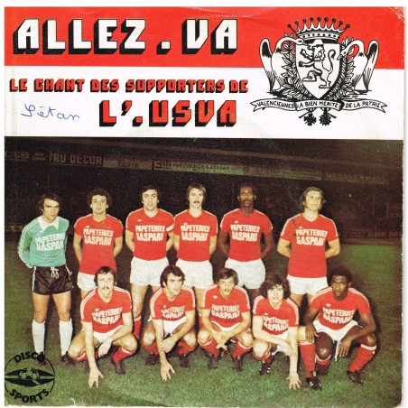 DISQUE 45 TOURS 17 cm  ALLEZ VALENCIENNES