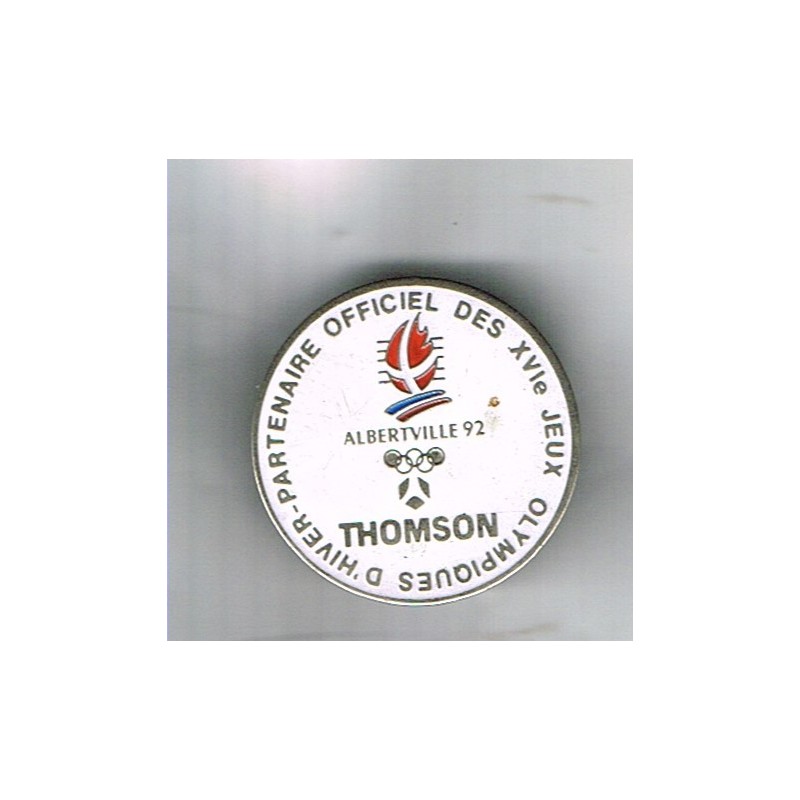 PIN'S JEUX OLYMPIQUES ALBERTVILLE 92 - THOMSON