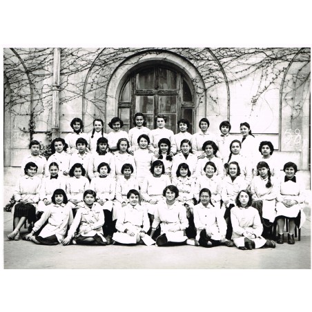 PHOTO DE CLASSE DE 1956 - CLASSE DE JEUNES FILLES : 5ème