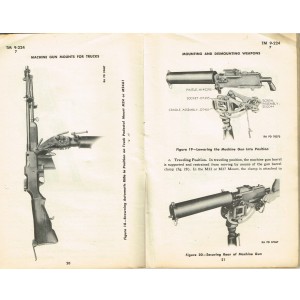 MANUEL TECHNIQUE - MACHINE GUN MOUNTS FOR TRUCKS - WAR DEPARTMENT 1943