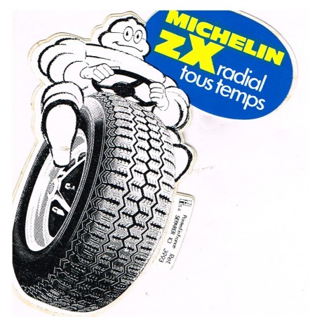 AUTOCOLLANT  MICHELIN ZX RADIAL TOUS TEMPS