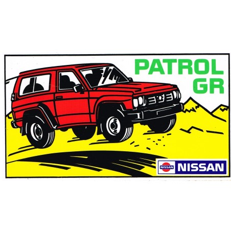 AUTOCOLLANT PATROL GR - NISSAN