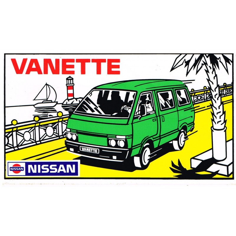 AUTOCOLLANT VANETTE - NISSAN