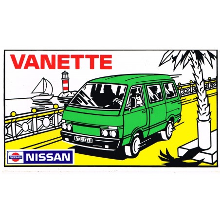 AUTOCOLLANT VANETTE - NISSAN