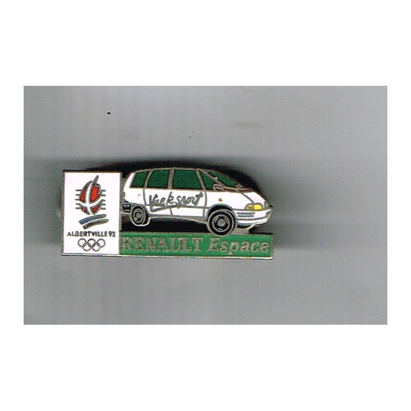 PIN'S JEUX OLYMPIQUES ALBERTVILLE 92 - RENAULT ESPACE