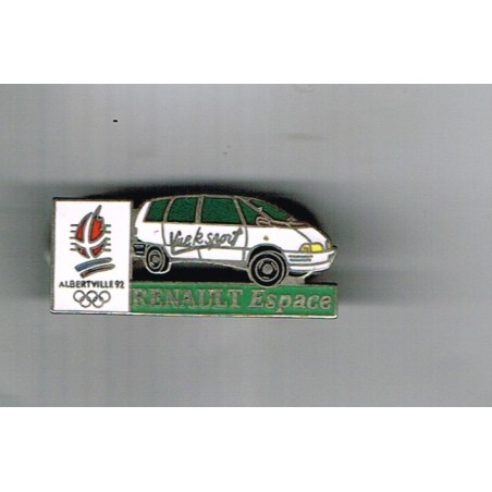 PIN'S JEUX OLYMPIQUES ALBERTVILLE 92 - RENAULT ESPACE