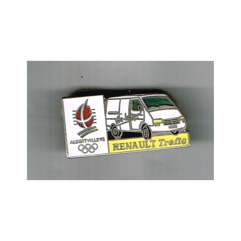 PIN'S JEUX OLYMPIQUES ALBERTVILLE 92 - RENAULT TRAFIC