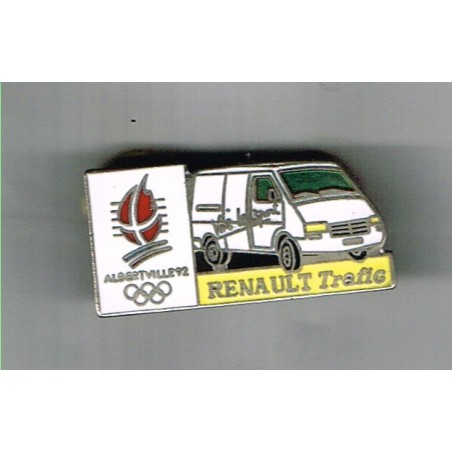 PIN'S JEUX OLYMPIQUES ALBERTVILLE 92 - RENAULT TRAFIC