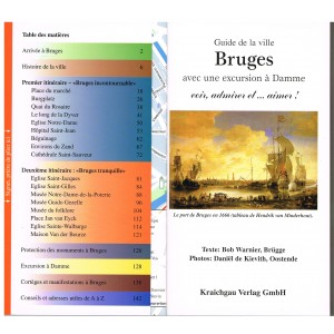 LIVRE - BRUGES LA PERLE DES FLANDRES - GUIDE DE LA VILLE