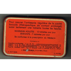 BOITE ANCIENNE EN METAL COLLUSULFAMYD SEC