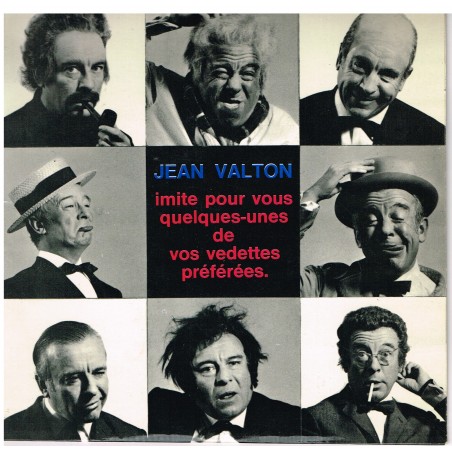 DISQUE 45 TOURS PUBLICITAIRE : IMITATIONS DE JEAN VALTON