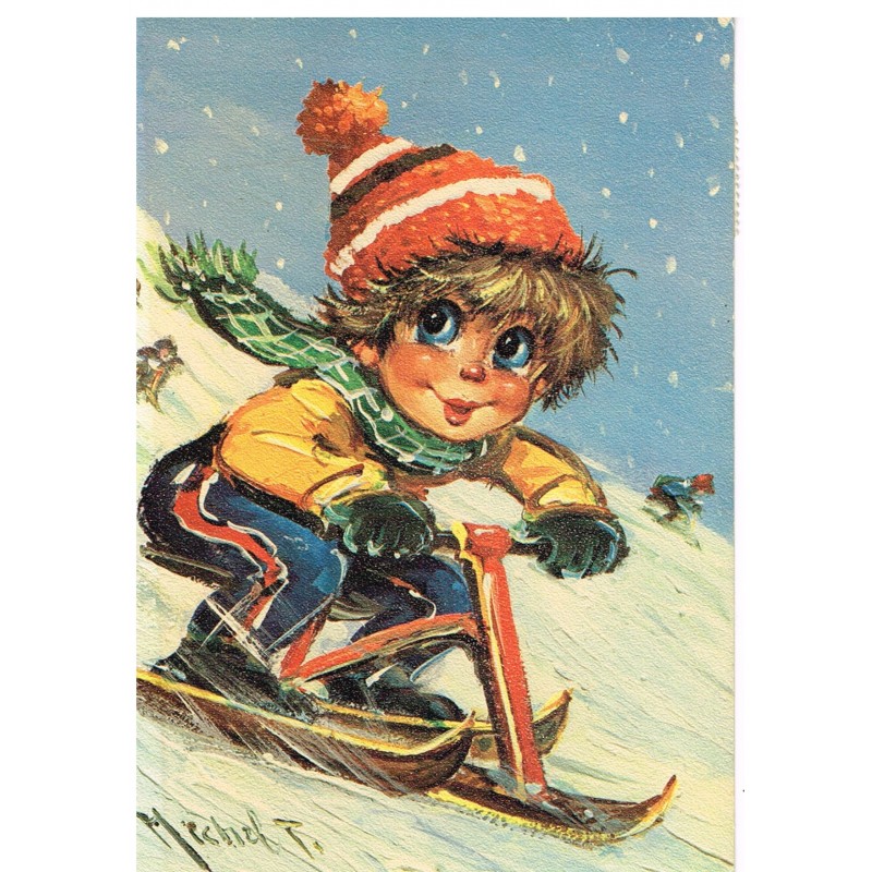 CARTE POSTALE MICHEL THOMAS - VELO-SKI - B 102.169