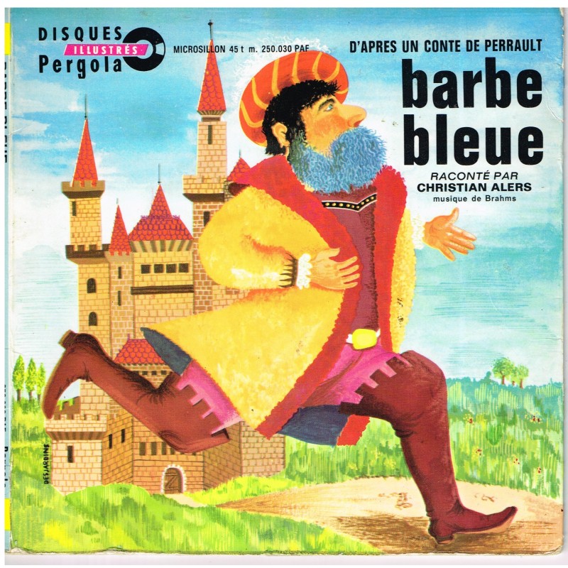 DISQUE 45 TOURS - BARBE BLEUE - CHARLES PERRAULT