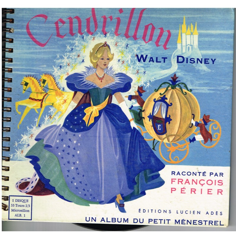 LIVRE-DISQUE 33 TOURS BIEM CENDRILLON