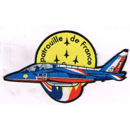 ECUSSON BRODE PATCH PATROUILLE DE FRANCE GRAND ALPHA JET