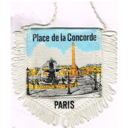 FANION  VILLE PARIS LA PLACE DE LA CONCORDE - RECTO