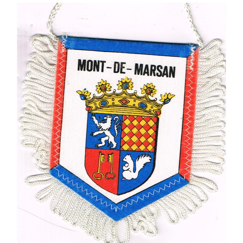 FANION  VILLE MONT-DE-MARSAN -RECTO