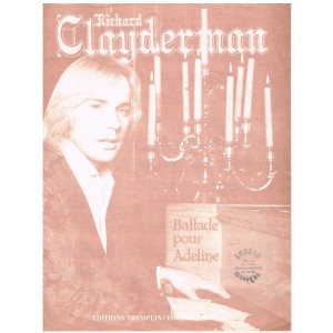 PARTITION RICHARD  CLAYDERMAN - BALLADE POUR ADELINE