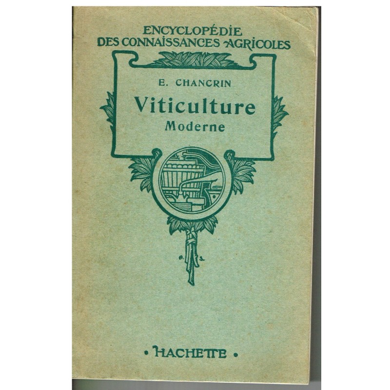 LIVRE VITICULTURE MODERNE