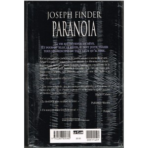 ROMAN THRILLER  JOSEPH FINDER - PARANOÏA - VERSO