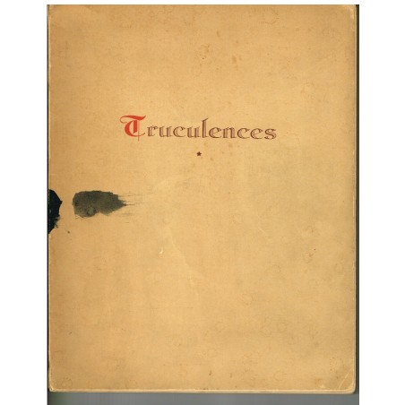 LIVRE TRUCULENCES - CHANSONS DE CULS ET DE BOUTEILLES