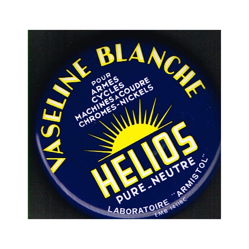 BOITE DE VASELINE BLANCHE HELIOS