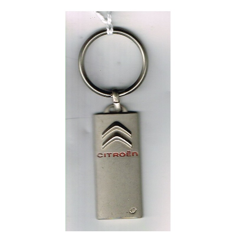 PORTE CLES CITROEN METAL EMAILLE CHEVRONS