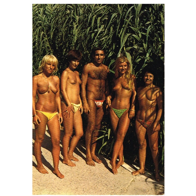 CARTE POSTALE LES  JOIES DU NATURISME - AU SOLEIL DU MIDI